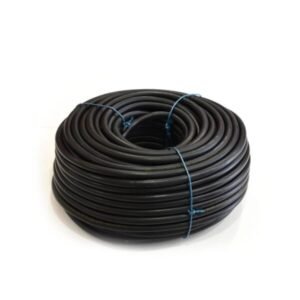 Manguera caucho y lona 300 PSI NEGRA